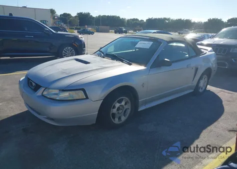 2000 Ford Mustang из США, поврежденный, VIN 1FAFP4440YF163529
